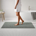 MAYSHINE Plush Shaggy Chenille Bath Mat | Extra Soft, Super Absorbent, Non-Slip Bathroom Rug | Fluffy Microfiber, Area Rug Sets for Bathroom Floor, Kitchen, Living Room | 59"x31" | Sage Green
