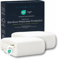 Olive + Crate 100% Viscose Bamboo Mattress Protector - Eco-Concious Cooling Mattress Cover - Waterproof Hypoallergenic Protection - Breathable 2Pk Twin XL Shield Against Dust & Spills