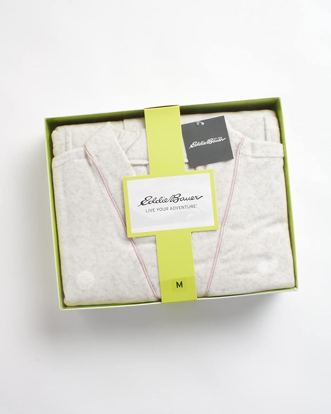 Eddie Bauer Women’s Pajama Set – 3 Piece Sleepwear Set - Bathrobe, T-Shirt, and Lounge Pants Set for Women (S-XXL)