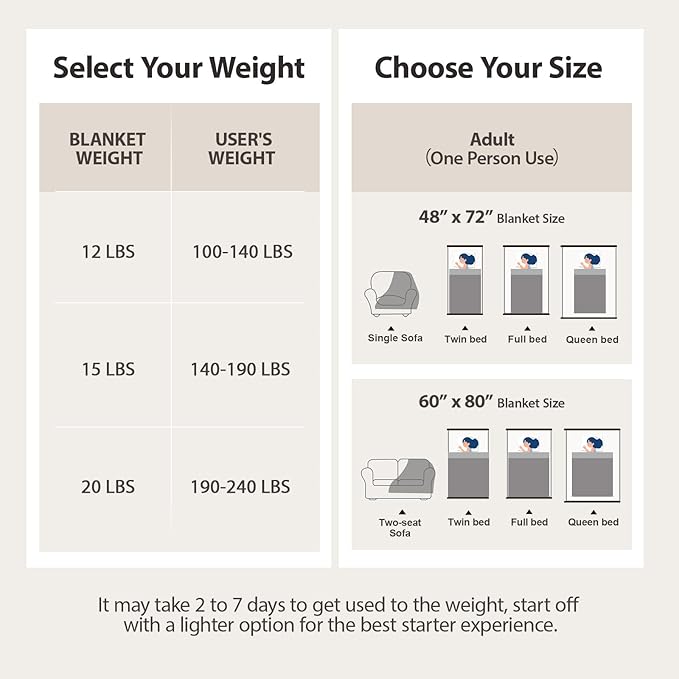 Minky Dot Weighted Blanket for Adults Queen Size 15 lbs, Soft Cozy Heavy Blanket for Stress Relief and Sleep Promotion, Warm Blanket for Autumn Winter with Glass Beads, Grey 60 x 80 inches