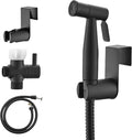 Purrfectzone Black Bidet Sprayer for Toilet, Handheld Shower Kit, Easy-to-Install Toilet Handheld Set, Hand Held Stainless Steel with Adjustable Flow, Cloth Diaper Sprayer Shattaf