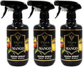 Vilara US Room Spray Freshener – Long-Lasting Luxury Perfume Scent, Linen & Fabric Spray for Bedding, Furniture, Home & Bedroom Aromatherapy – 16.9 fl oz (Mango Pack 3)