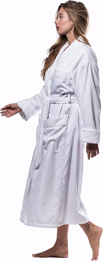 Turquaz Robes for Women - Luxury Plush Lined Bathrobe, 100% Polyester Microterry & Microfiber, Cozy & Elegant Womens Robe