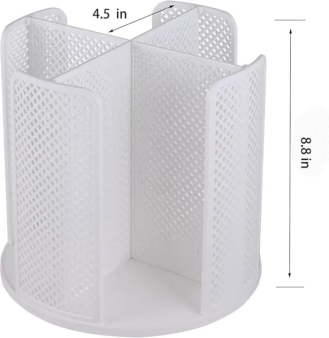 Paper Cup and Lid Holder Plastic Cup Storage Organizer Coffee Cup Dispenser for Countertop, Breakroom, Bathroom, Coffee Station, Bar, Buffet, Kitchen Cabinet - White