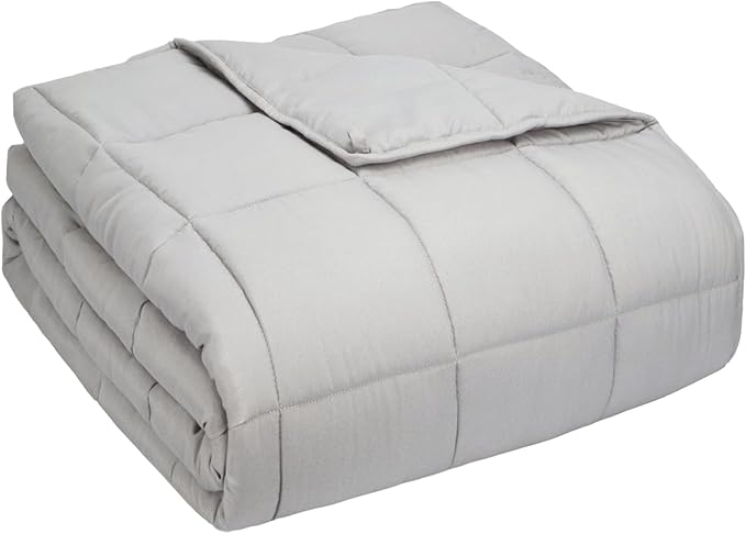 Weighted Blanket Kids (36"x48" 3lbs),Ultra Soft and Cozy Cooling Weighted Blanket Kids,Heavy Blanket with Machine Washable Soft Blanket, Grey