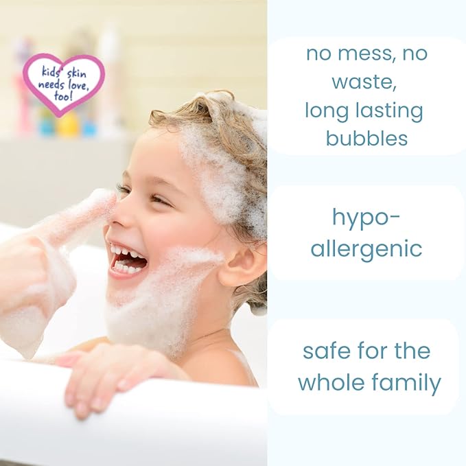 TruKid Bubble Podz Bubble Bath for Kids, Toddlers, & Babies, Tear Free Gentle & Refreshing Bath Bomb for Sensitive Skin with Natural Moisturizers, Non-Toxic, pH Balanced, Eucalyptus Scent (60 Podz)
