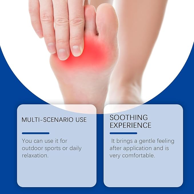 Plantar Fasciitis Cream (2.12OZ) - Spur Cream Soothes Stiffness and soreness, heel spurs & other foot discomfort , Natural Herbal Formula with Arnica & Menthol, Suitable for Sensitive Skin