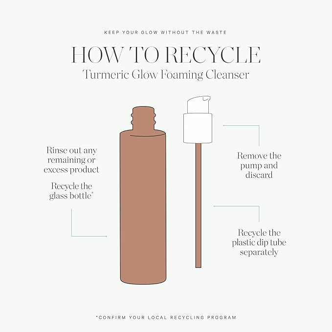 KORA Organics Turmeric Glow Foaming Cleanser, Cleanse & Nourish, Certified Organic, Cruelty Free, 5.07 oz - Face Cleanser