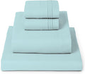 Mellanni California King Sheets Set - 4 PC Iconic Collection Bedding - Hotel Luxury, Extra Soft, Cooling Bed Sheets - Wrinkle, Fade, Stain Resistant (Cal King, Aqua)