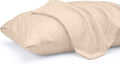 Pillow Covers by Utopia Bedding - Standard Size 2-Pack – Soft Brushed Microfiber – Perfect for Hospitals, Hotels, Guest Rooms – Oeko-TEX Certified, 20x26 Inches (Beige)