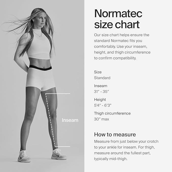 Hyperice Normatec Elite - Standard Size - Cordless Recovery System with Patented Dynamic Compression Massage Technology - FSA or HSA Eligible