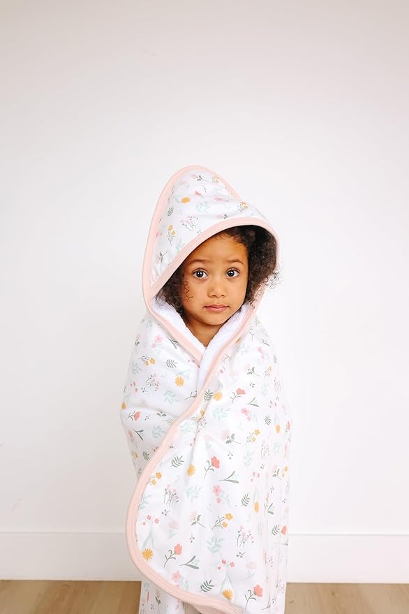 Copper Pearl Hooded Bath Towels Premium Knit/Terry Cloth Baby Towels with Hood, Pockets, and Cool Designs - Great to Gift and Make Bath Time Fun - Baby Bath Towel, Mabel
