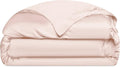 Cozy Earth Luxury Duvet Cover Twin - 100% Viscose from Bamboo - Ultra-Soft, Cooling & Lightweight Duvet Cover - Temperature-Regulating Bedding with Concealed Zip & Interior Snap Closures - Peony