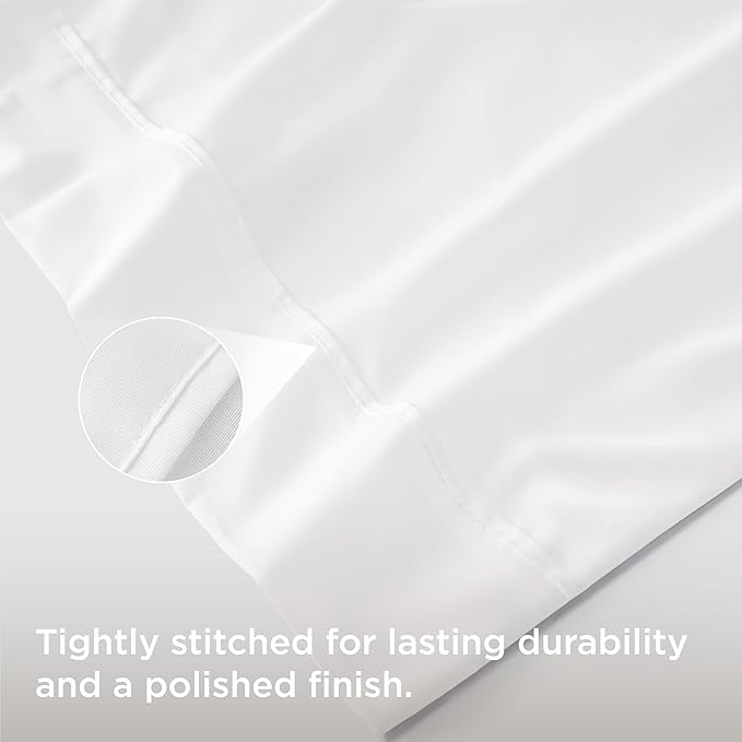 Bedsure Body Pillow Case Cover - Ivory Brushed Microfiber Long Pillow Cases, Ultra Soft and Cozy Body Pillowcase with Envelope Closure, Wrinkle, Fade and Stain Resistant, 1 Pack, 20x54 Inches