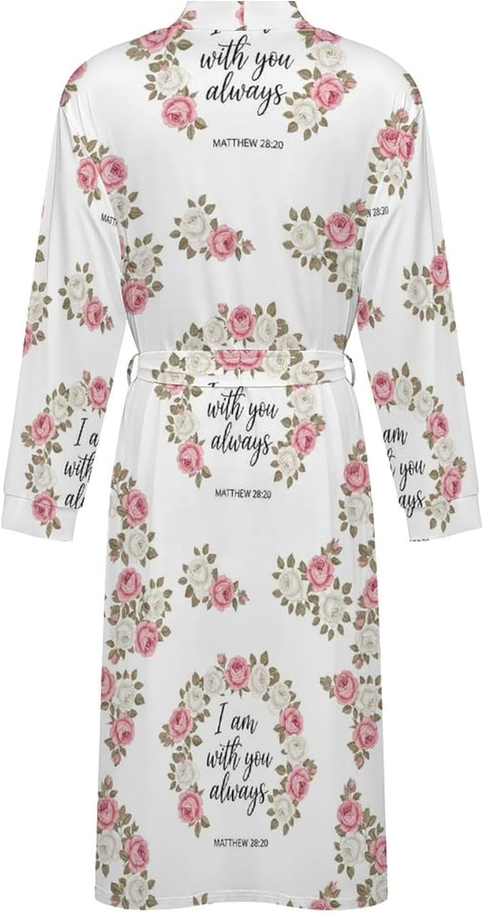 Soft Robes for Women Lightweight Kimono Bathrobe Full-Length Loungewear