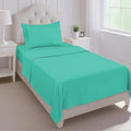 Mejoroom Twin Sheet Set - Hotel Collection Twin Sheets - Bedding Sheets & Pillowcases with Deep Pocket Fitted Sheet, Breathable, Wrinkle & Fade Resistant - 3 Piece(Mint)