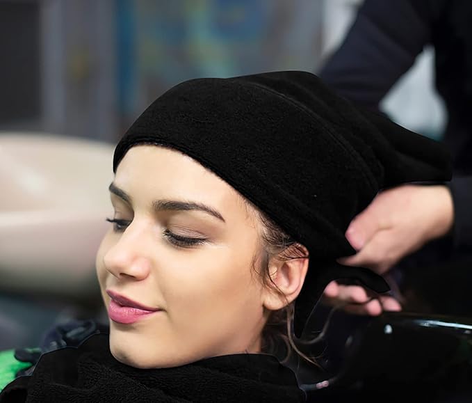 Premium 100% Cotton Hand Towels – Pack of 24, 16x27 Inch – Quick-Dry, Highly Absorbent Salon Towels for Hair Care, Gym, Spa & Bathroom – Black