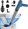 Electric Toilet Plunger,High Pressure Toilet Plunger,For Bathroom Floors Shower Kitchen Drain Sinks Unclogger, Heavy Duty Clog Remover Declogger Toilet Plumbing Clogs