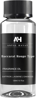 Hotel Scents Diffuser Oil Baccarat Rouge 540 120ml - Saffron, Jasmine, Oakmoss - HVAC scents Inspired by The Baccarat Rouge - Essential Oils for Ultrasonic Diffuser - Luxury Diffuser Oil Refill