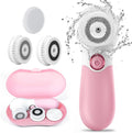 TOUCHBeauty Spin Brush Face Cleanser with 3 Brush Heads for Deep Cleansing Exfoliation and Massaging