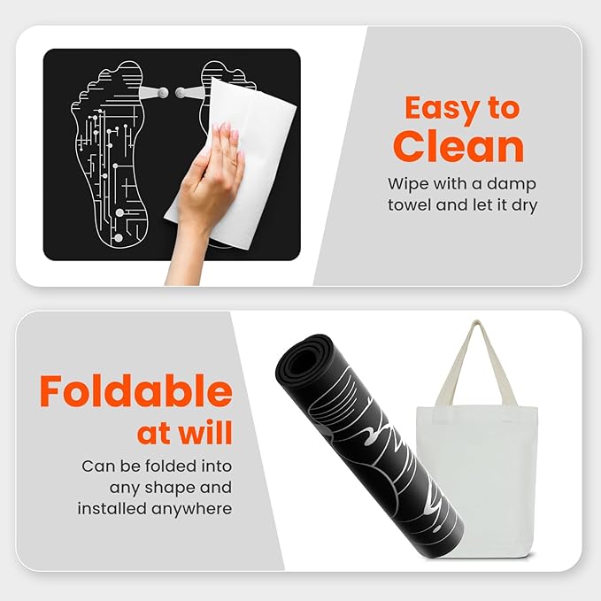 Portable Foot Massager for Tired Feet -6 Massage Modes,20-Min Timer, Pulse & Deep Tissue Relief, Travel-Friendly Comfort