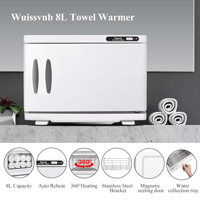 Professional advanced towel warmer Cabinet,Hot Towel Warmer Cabinets, Small Towel Warmer Cabinet Suitable for Use in Spa, Home and Hair Salon