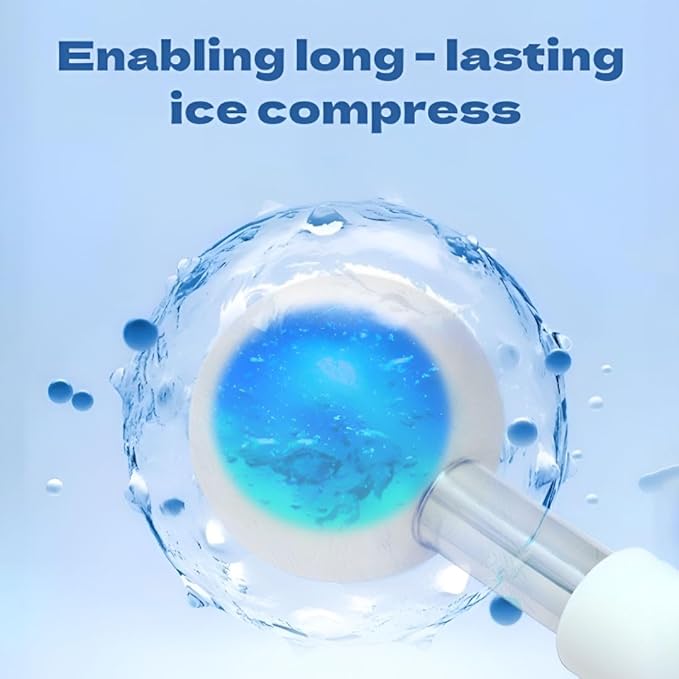 Ice Globes for Face & Eyes, Unbreakable Stainless Steel Cool Massagers for Skincare Routines, Multifunctional Cold Roller Cooling Globes for Puffiness, Sagging Skin, Fine Lines, and Facial Relaxation