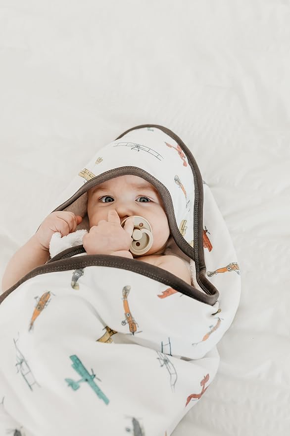 Copper Pearl Hooded Bath Towels Premium Knit/Terry Cloth Baby Towels with Hood, Pockets, and Cool Designs - Great to Gift and Make Bath Time Fun - Baby Bath Towel, Ace