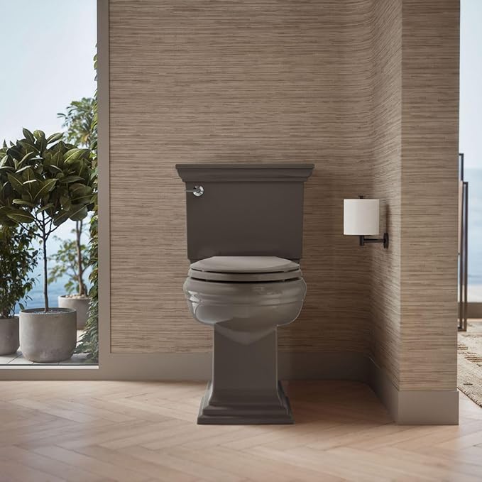 KOHLER CACHET® Nightlight Soft Close Toilet Seat Elongated, ReadyLatch®, Grip-Tight Hardware, Cashmere