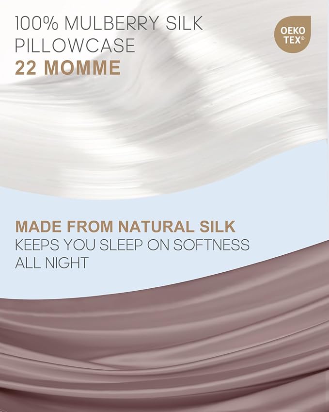 THXSILK Mulberry Silk Pillowcase for Hair and Skin with Hidden Zipper, Both Side 22 Momme Silk, Natural Mulberry Silk Body Pillowcase Pillow Cover (20inch x 54inch, Body Size, Purple, 1pc)