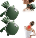 Neck Massager,2025 New Shoulder Massager with Heat Shiatsu 4D Kneading,Electric Neck and Back Massager for Relief (Green 2 Set)