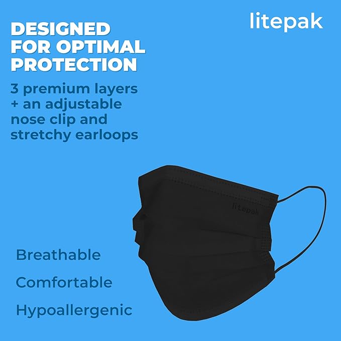 Disposable Face Masks - 1,000 PCS - for Home & Office - Breathable & Comfortable Filter