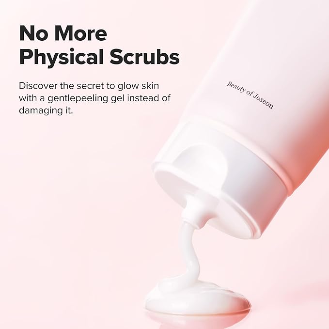 Beauty of Joseon Apricot Blossom Peeling Gel Soft Exfoliating Face and Body Scrub Dead Skin Cells Remover for All Skin Types, Korean Skincare for Men Women, 100ml, 3.38 fl.oz
