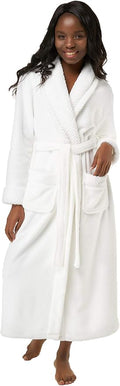 Turquaz Oversize Plush Robes For Women, Soft Warm Fleece Bathrobe for Women