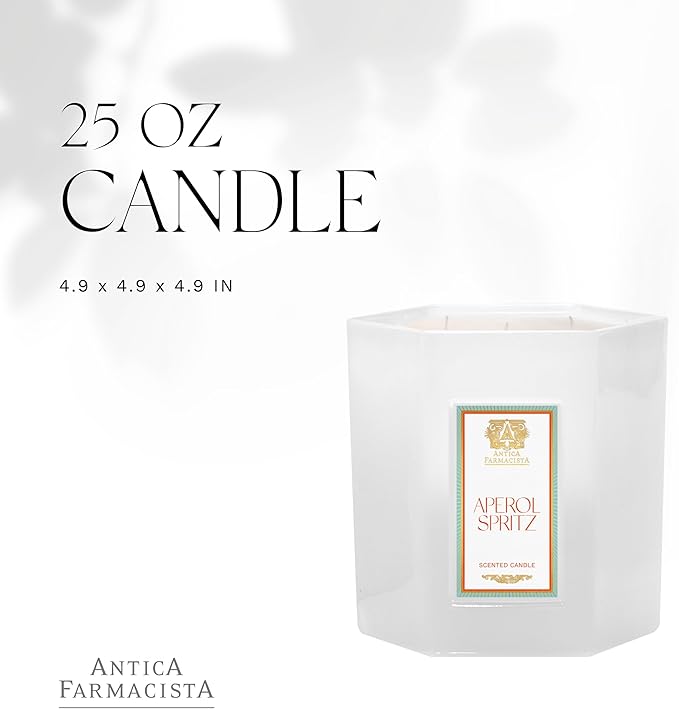 Antica Farmacista Three-Wick Candle - Decorative Home Candle - Long-Lasting & Premium Scented - Luxury Gift - Aperol Spritz, 25 oz