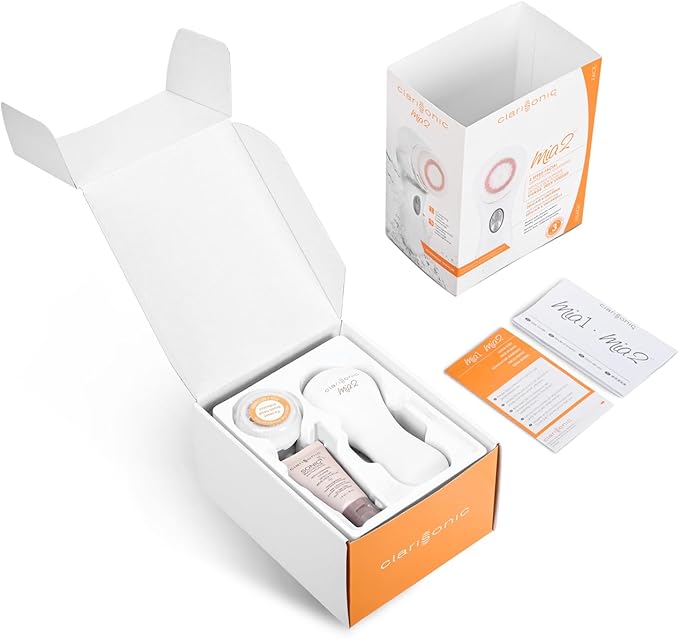 Clarisonic Mia 2, Sonic Facial Cleansing Brush System, White