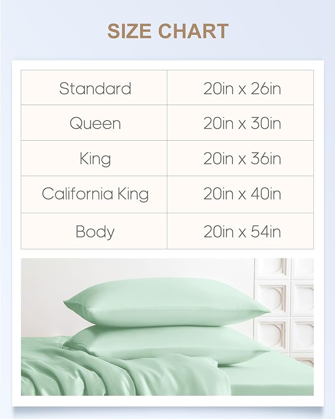 THXSILK 100% Mulberry Silk Pillowcase for Hair and Skin, Grade 6A+ Mulberry Silk Pillow Cases 22 Momme, Hypoallergenic Pillow Case Cover with Zipper, 1pc (Queen 20"x30", Turquoise Green)