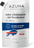 Azuna Odor Remover Gel Refill Pouch | Air Purifier with Tea Tree Oil | Plant Powered & Long Lasting | For Pet Odors, Smoke & Strong Odors | Smell of Victory | 24 oz.