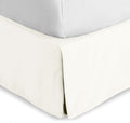 Bare Home Queen Bed Skirt - 15-Inch Tailored Drop Easy Fit - Bed Skirt for Beds - Center & Corner Pleats (Queen, Cream)