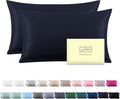 Silk Pillowcase for Hair and Skin,Soft,Breathable and Sliky 100% Queen Silk Pillow Case Set of 2,Both Sides Natural Mulberry Silk Pillowcases with Hidden Zipper(Queen Size 20"X 30",2pcs)