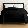 HomeSmart Weighted Blanket King Size 30lbs, Heavy Weight Blanket, Soft Breathable Fabric, Black