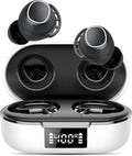 Tiksounds Ear Buds Mini Wireless Earbuds, Bluetooth 5.3 Headphones Bass Stereo, 60H Playtime Noise Cancelling Earbuds with 4 Mic, IP8 Waterproof Lightweight