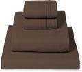 Mellanni King Sheets Set - 4 PC Iconic Collection Bedding - Hotel Luxury, Extra Soft, Cooling Bed Sheets - Wrinkle, Fade, Stain Resistant (King, Brown)