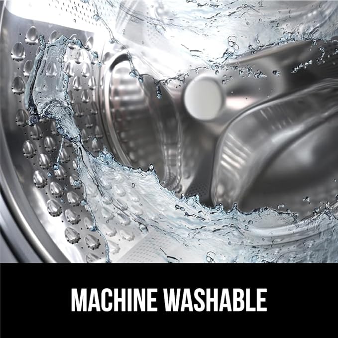 GORILLA GRIP Patented Bath Tub Shower Mat, 2 Pack, Machine Washable Bathtub Floor Liner Mats, Suction Cups and Drain Holes to Keep Tubs Clean, Soft on Feet, Bathroom Essentials, 35x16 Inch, White