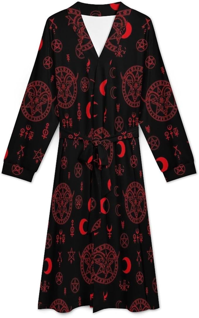 Soft Robes for Women Lightweight Kimono Bathrobe Full-Length Loungewear