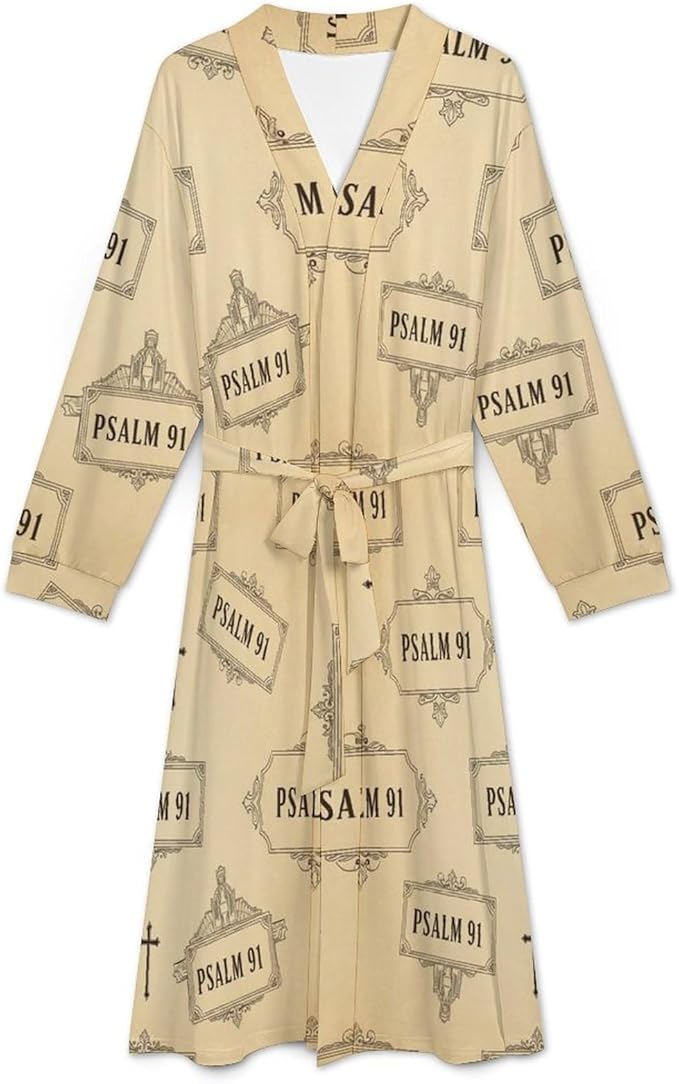 Soft Robes for Women Lightweight Kimono Bathrobe Full-Length Loungewear