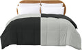 Modern Threads Down Alternative Reversible Comforter Black/Silver California King