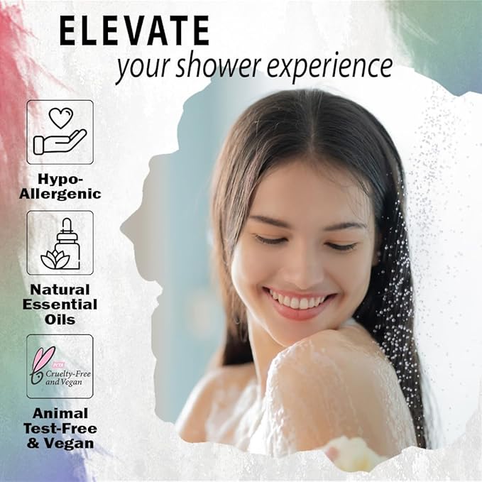 Shower Steamers Aromatherapy - 12pc Shower Bombs Vapor Tablets w/Organic Essential Oils for Vaporizing Steam Spa, Bath Bombs Tablets, Stocking Stuffers, Selfcare & Christmas Gifts for Women, Men