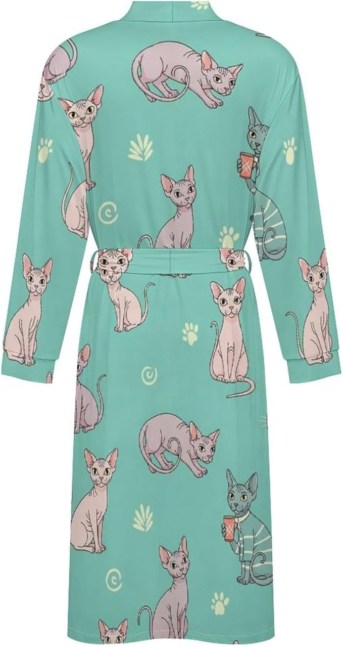 Soft Robes for Women Lightweight Kimono Bathrobe Full-Length Loungewear