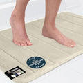 GORILLA GRIP Memory Foam Bath Mat, Soft Absorbent US Designed Bathroom Rug, Gripping Dots Machine Washable Bathmat, Cushioned Floor Mats, Shower Sink Rugs Room Décor Accessories, 30x20 Champagne